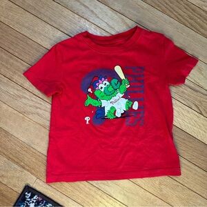 Phillies Phanatic Graphic Short Sleeve Tee Red Toddler 24 Months